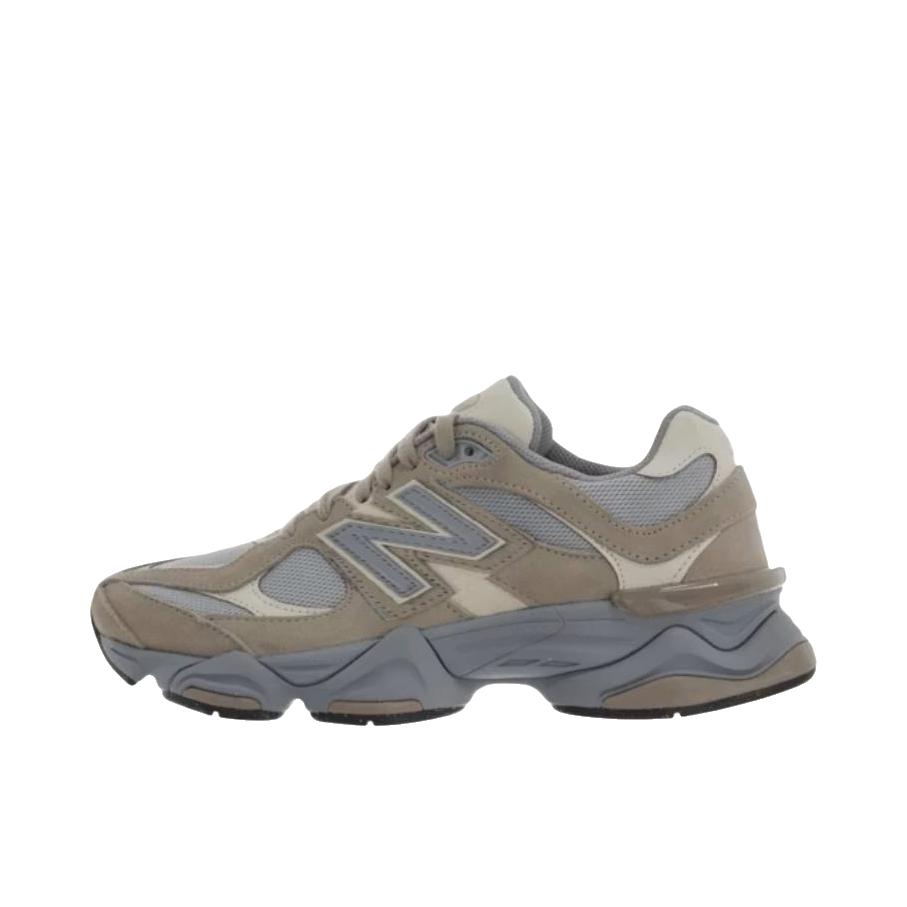 推荐商品：New Balance 9060 跑鞋 绒面革舒适减震网面透气防滑耐磨拼接复古增高圆头贴合耐穿 D宽/低帮/棕色