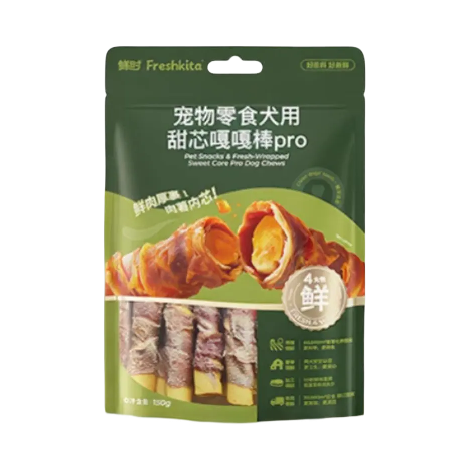 推荐商品：Matchwell Fresh/益和鲜时 口袋系列4个月以上 中型犬狗肉条 洁齿训练奖励