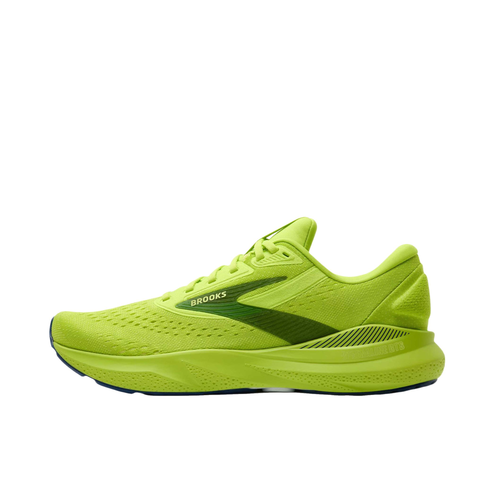 推荐商品：Brooks/布鲁克斯 追岚 Adrenaline GTS 24 缓震支撑 舒适透气 防滑耐磨 百搭潮流 跑鞋 4E宽/绿色