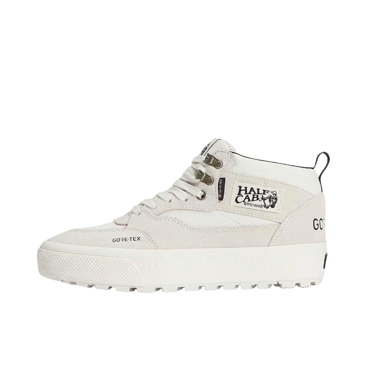 推荐商品：Vans/范斯 Half Cab Gore-tex Mte-3 保暖防滑 圆头 板鞋 中帮/奶白色 