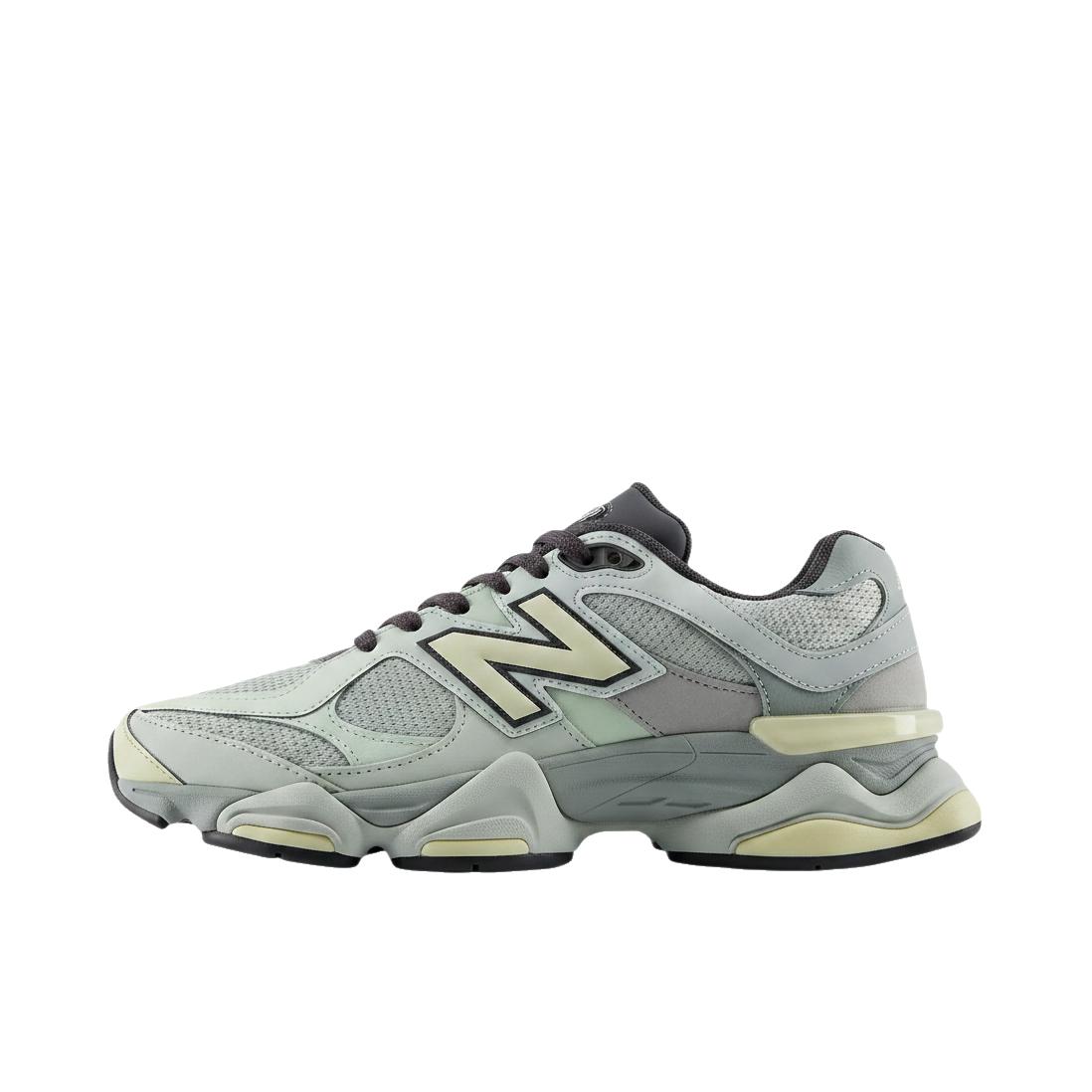推荐商品：New Balance 9060 跑鞋 绒面革舒适减震网面透气防滑耐磨拼接复古增高圆头贴合耐穿 D宽/低帮/银苔/羊肚菌