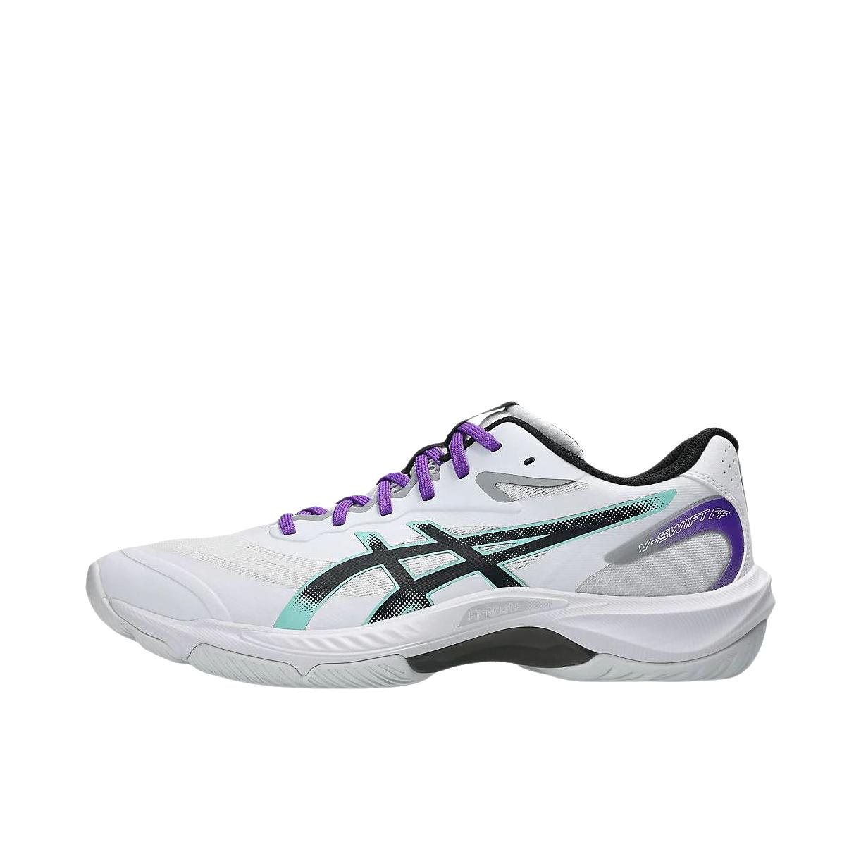 推荐商品：Asics/亚瑟士 V-SWIFT FF 5 网球鞋 舒适贴合透气回弹 白色/黑色/紫色