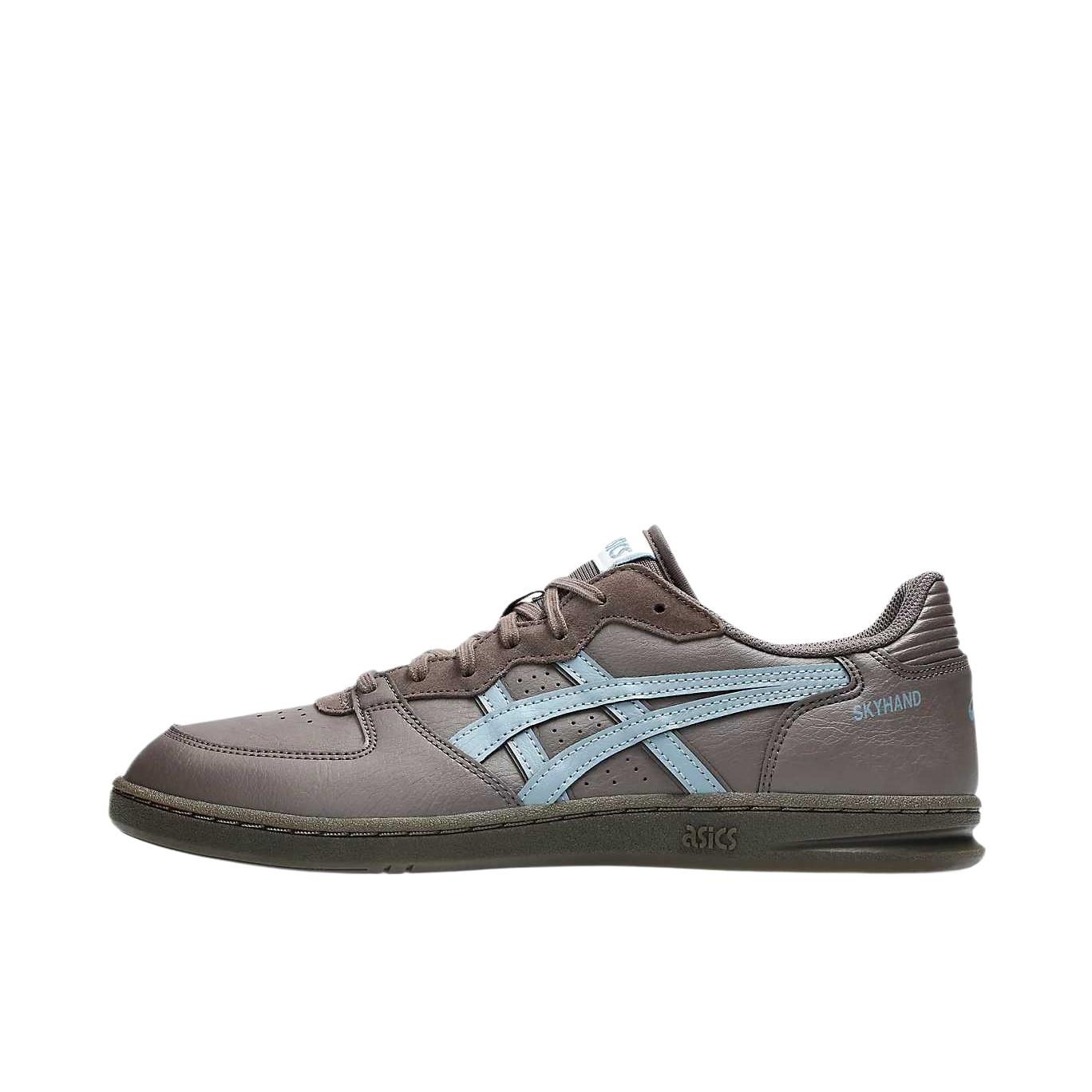 推荐商品：Asics/亚瑟士 Skyhand OG 复古百搭 防滑耐磨 舒适低帮 圆头 板鞋 低帮/可可粉/板岩蓝 