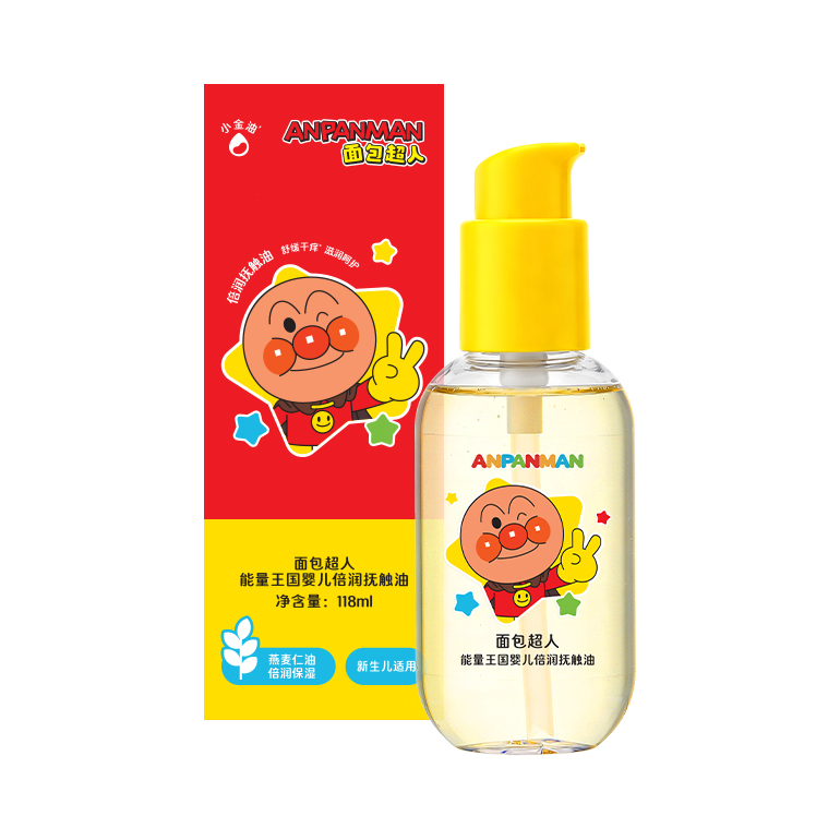 推荐商品：ANPANMAN/面包超人 能量王国婴儿倍润抚触油舒缓保湿滋润修护