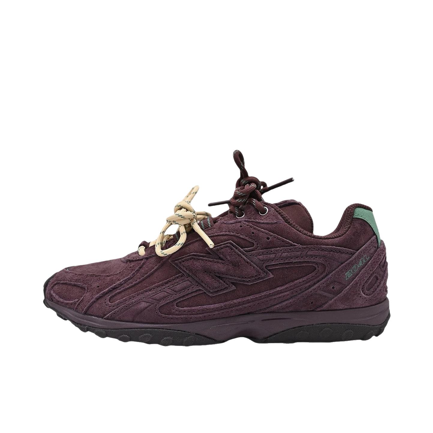 推荐商品：New Balance 204L 德训鞋 运动休闲鞋 系带轻盈薄底芭蕾风 D宽/酒红色