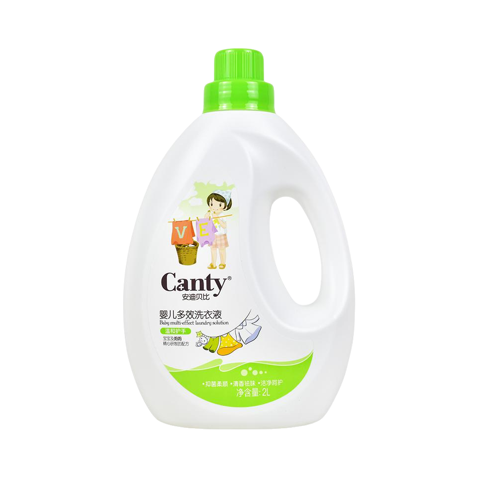 推荐商品：Canty/安迪贝比 婴儿多效洗衣液全效护理去污去渍清洁除菌