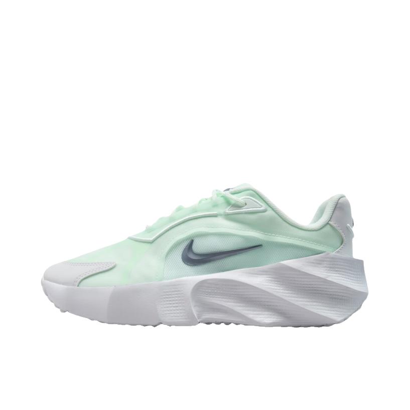 推荐商品：Nike Aura Edge 运动休闲鞋 透气低帮圆头厚底贴合耐穿抓地 微绿色/金属灰/米白色/北极绿