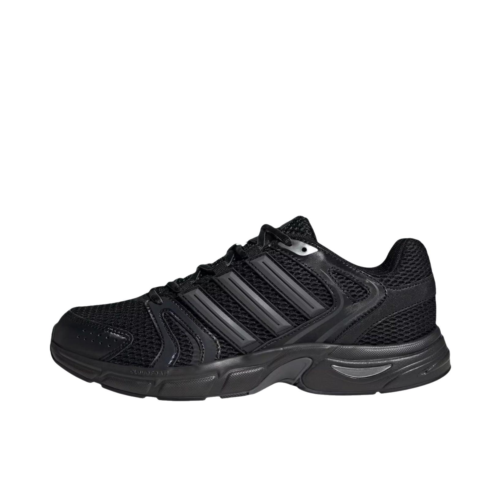 推荐商品：adidas AdiStar Control 5 跑鞋 复古耐磨支撑防滑贴合网面耐穿 低帮//灰五/核心黑
