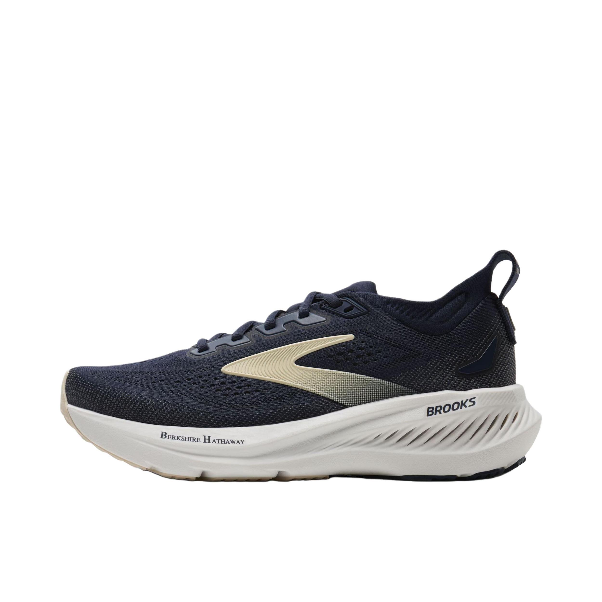 推荐商品：Brooks/布鲁克斯 Glycerin 甘油23 跑鞋 缓震时尚舒适耐磨支撑回弹圆头减震 靛蓝色