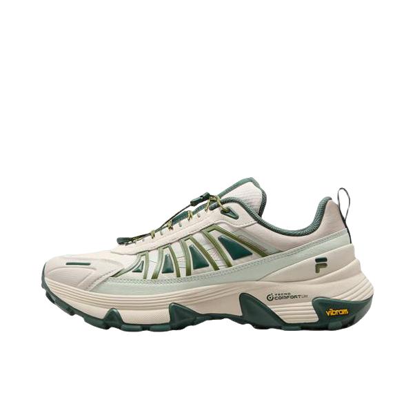 推荐商品：FILA/斐乐 COMO Y 登山鞋 徒步鞋 户外百搭抽绳低帮回弹贴合越野 燕麦棕/桦树棕
