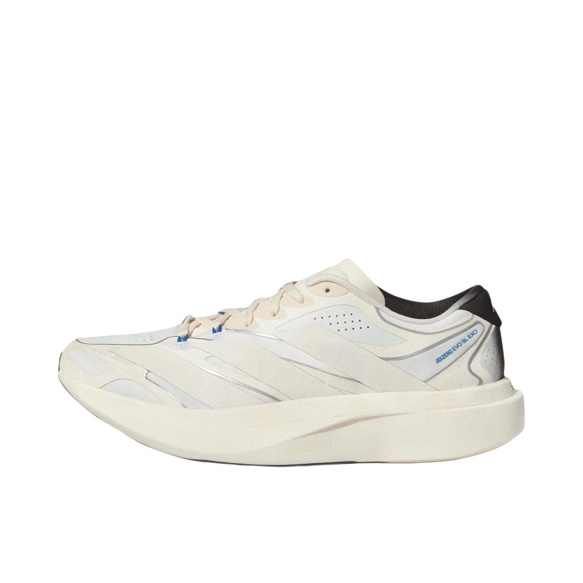 推荐商品：adidas Adizero Evo SL EXO 跑鞋 马拉松竞速橡胶回弹舒适贴合 低帮/米色
