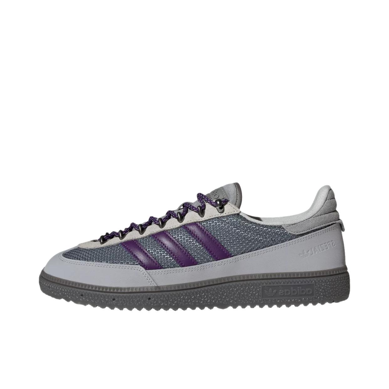 推荐商品：adidas Originals HANDBALL SPEZIAL WTR 运动休闲鞋 舒适百搭保暖防水 暗灰蓝/紫色/花岗岩灰