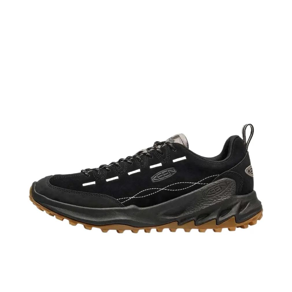 推荐商品：KEEN/科恩 Jasper Zionic 支撑 耐用 耐磨 户外休闲鞋 黑色/桦木色