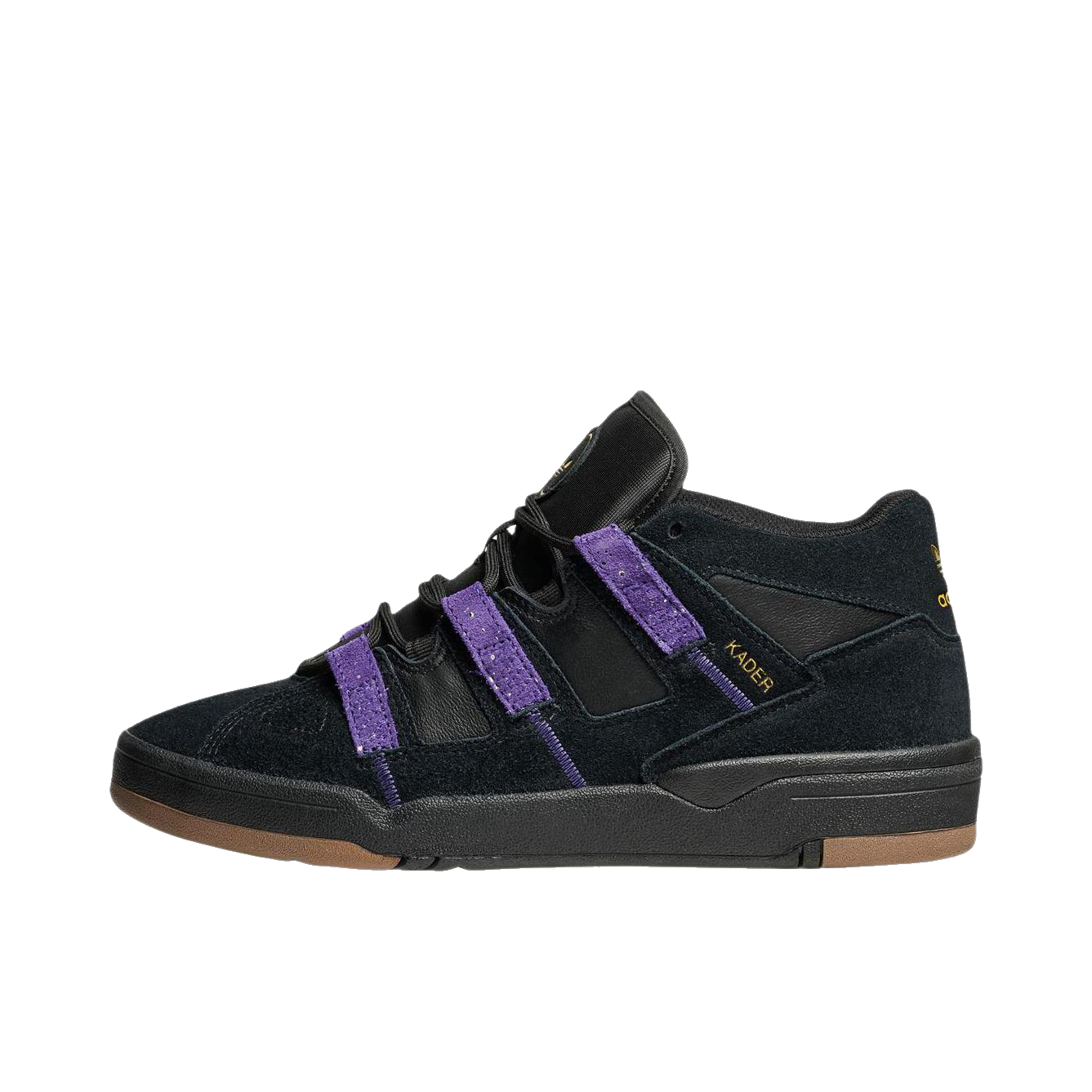 推荐商品：adidas Originals Kader 板鞋 日常休闲防滑耐磨 中帮/黑色/紫色