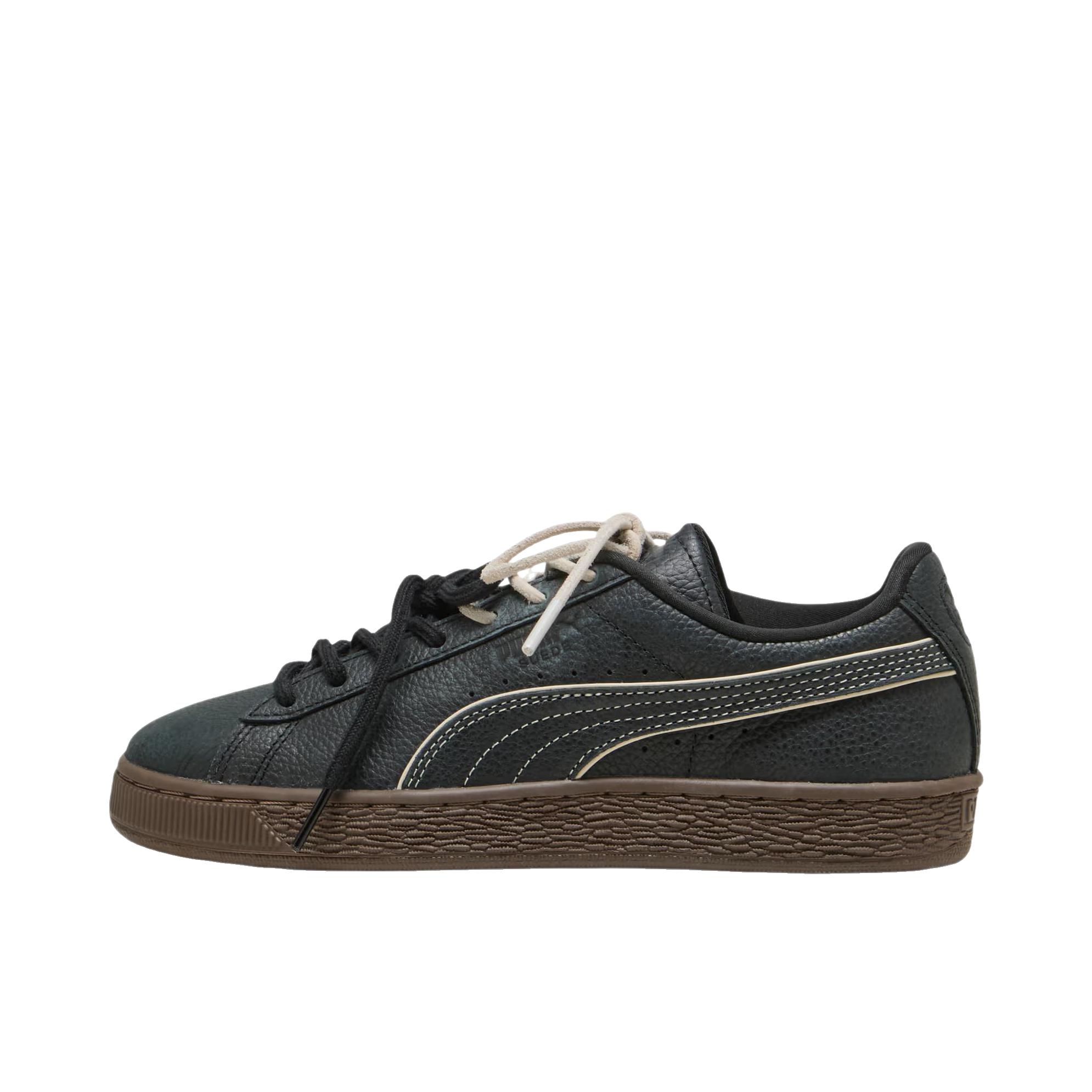 推荐商品：Puma/彪马 Suede bloom pack 板鞋 时尚舒适 低帮/黑巧克力色 