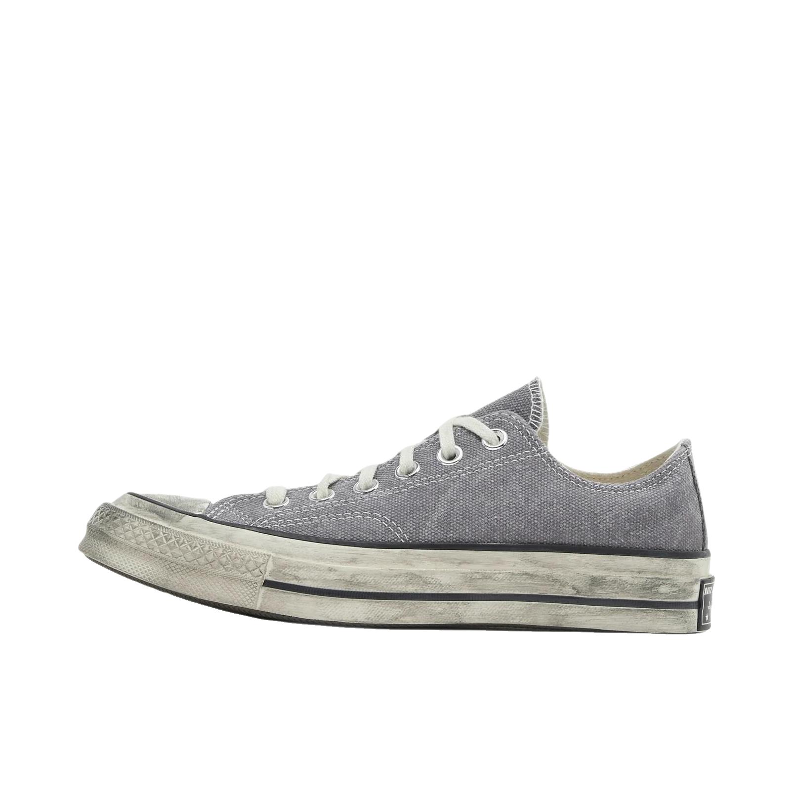 推荐商品：Converse/匡威 Chuck 70 帆布鞋 防滑耐磨轻便透气舒适百搭拼接感方头贴合 低帮/灰色