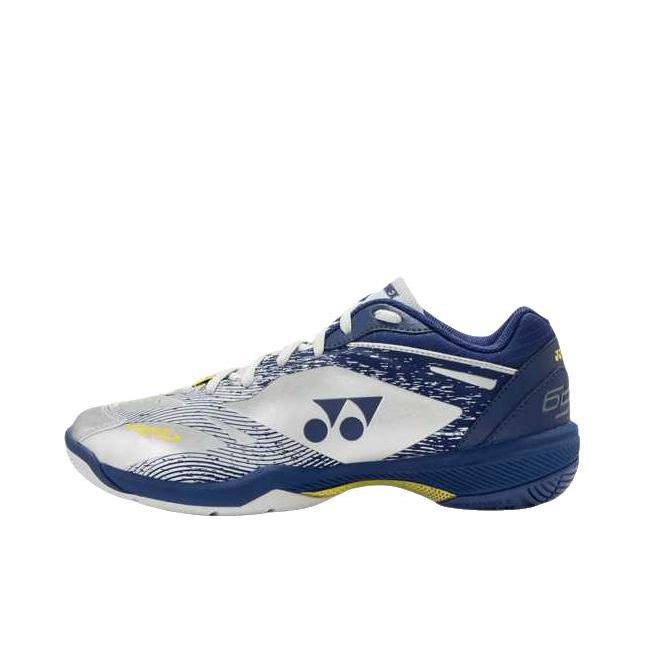 推荐商品：YONEX/尤尼克斯 Power Cushion 65ZVA 羽毛球鞋 舒适百搭减震透气 低帮/银色/海军蓝