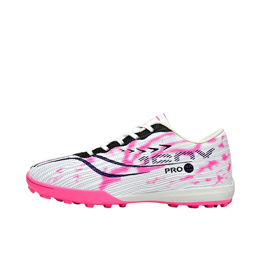 推荐商品：CARITESPORT Pro10 FG 足球鞋 长钉草场 女款/白色/玫红色