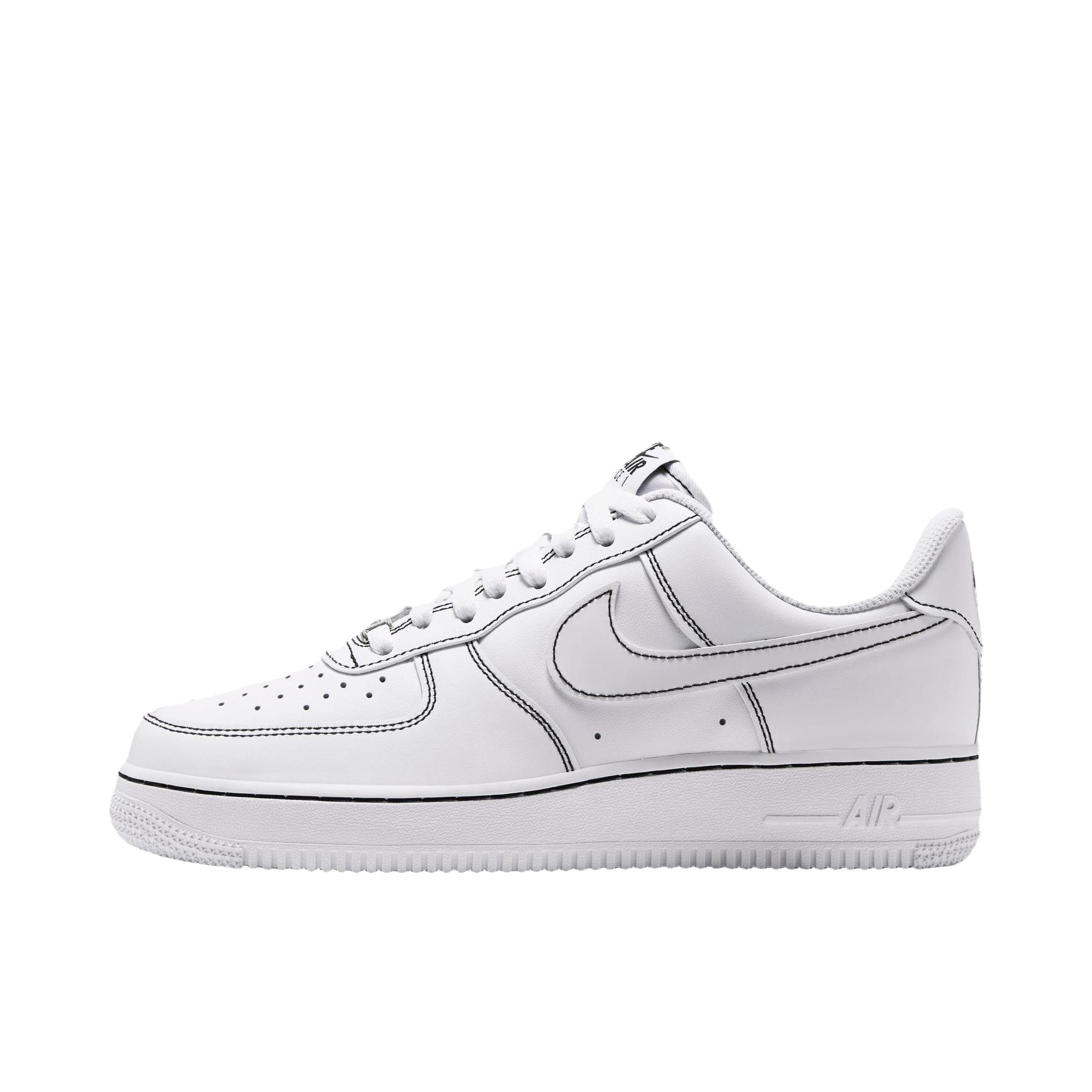 推荐商品：Nike Air Force 1 空军一号 板鞋 轻便舒适百搭耐磨防滑复古 低帮/女款/白色/黑色/金属银色