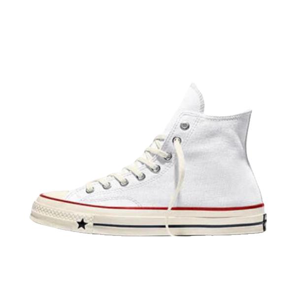 推荐商品：Converse/匡威 Chuck 70 帆布鞋 防滑耐磨轻便透气舒适百搭拼接感方头贴合 高帮/白色/石榴红/白鹭