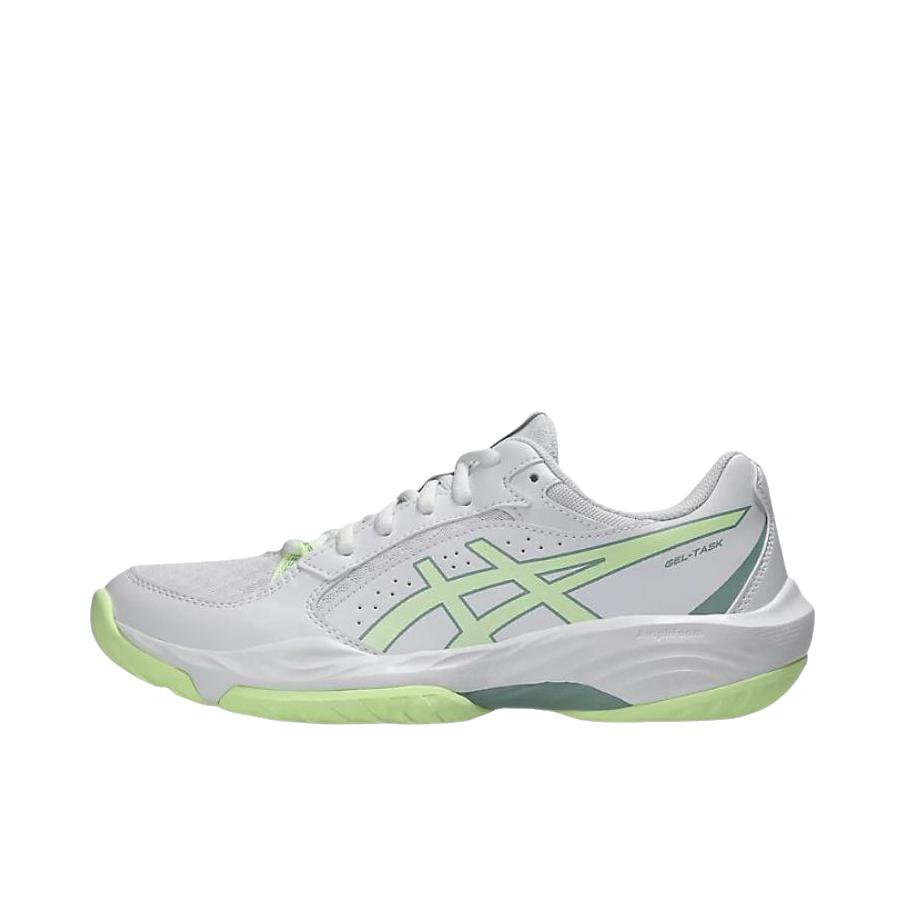 推荐商品：Asics/亚瑟士 Gel-Task MT 排球鞋 厚底系带 低帮/白色/亮黄色 