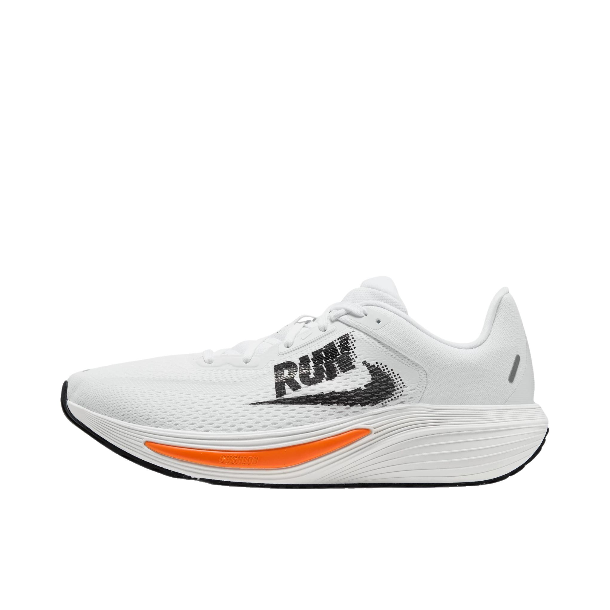 推荐商品：Nike Quest 7 跑鞋 弹力抓地透气回弹 黑色/白色/荷兰橙