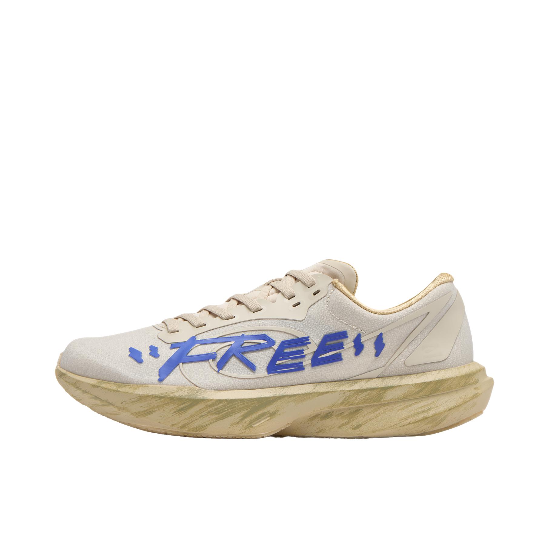 乔丹体育 轻鸿FREE V2 跑鞋 轻量薄底场地训练 低帮/女款/可卡其