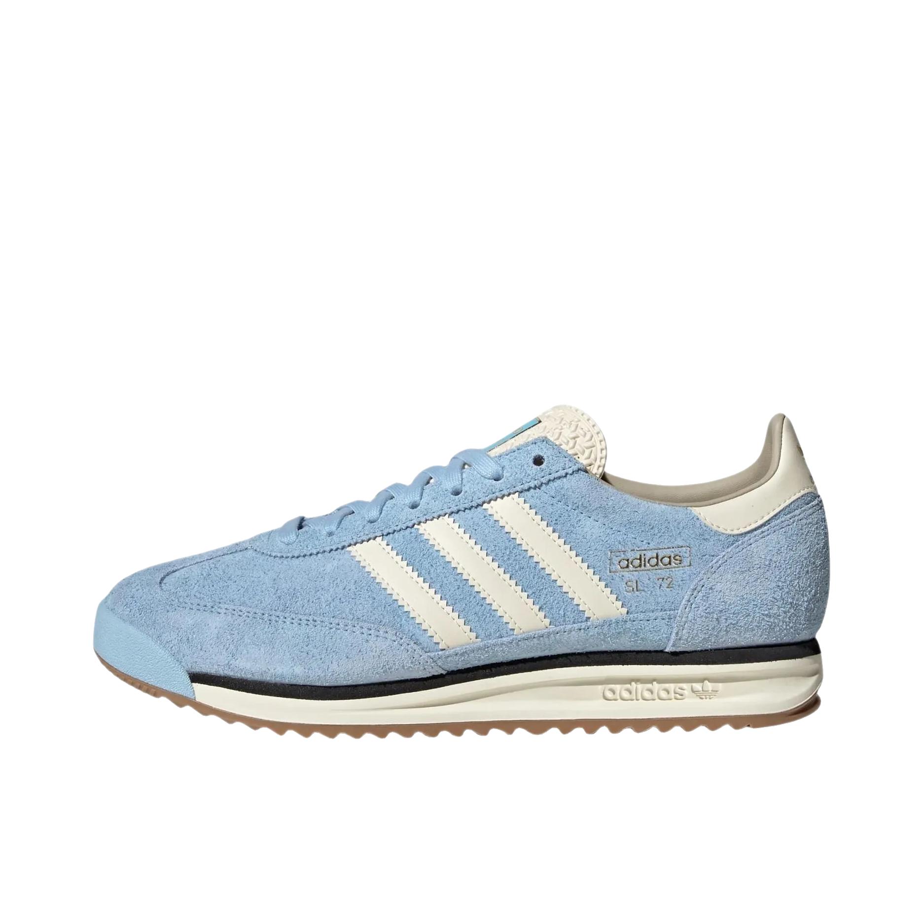 推荐商品：【马思纯同款】 adidas Originals SL 72 T头鞋 德训鞋 运动休闲鞋 轻便防滑耐磨透气舒适简约复古 晴空蓝/米色/白色/核心黑