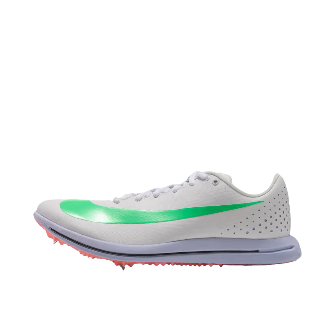 推荐商品：Nike Triple Jump Elite 3 跑鞋 运动透气支撑轻便 低帮/峰白色/原子粉/淡紫色/电光绿