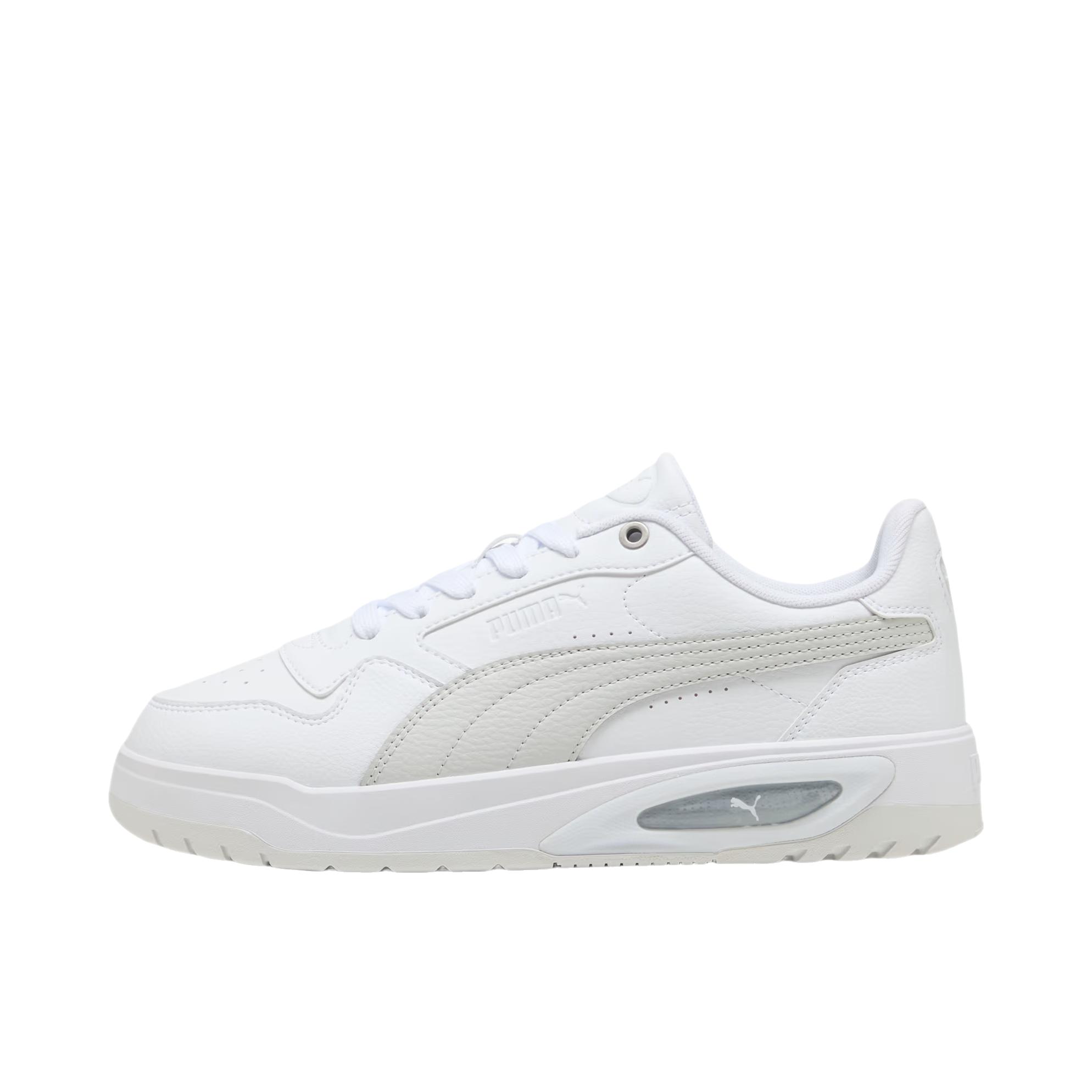 推荐商品：Puma/彪马 Shuffle Tech OG 板鞋 百搭舒适 低帮/白色/羽毛灰