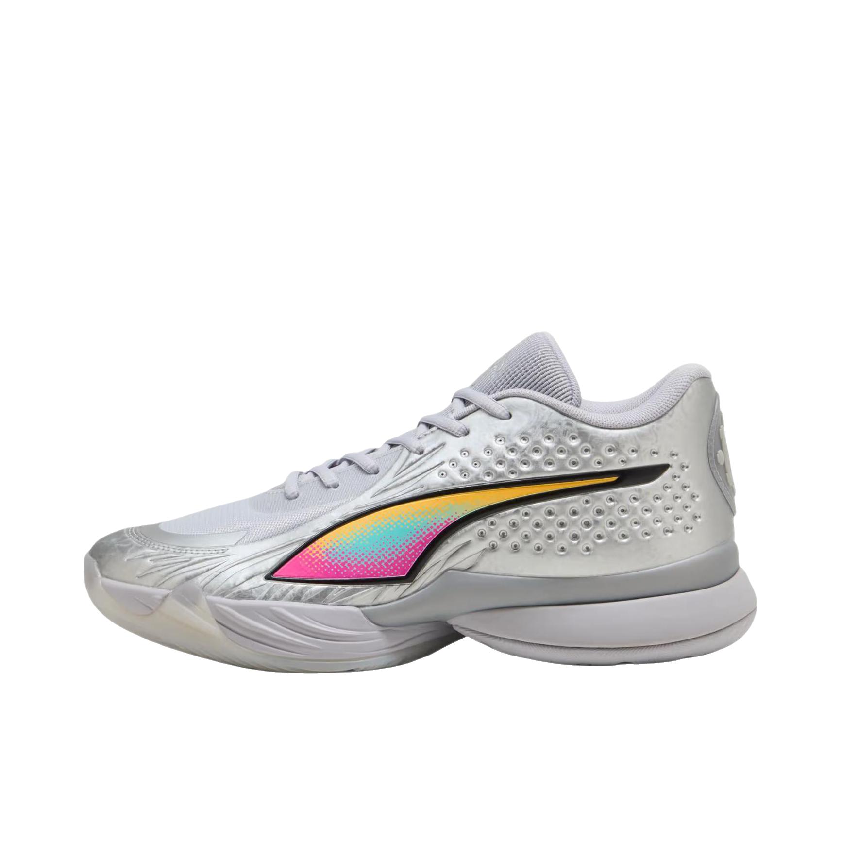 推荐商品：Puma/彪马 Stewie 5 Breanna Stewart 篮球鞋 柔软圆头实战系带 PUMA银/毒粉