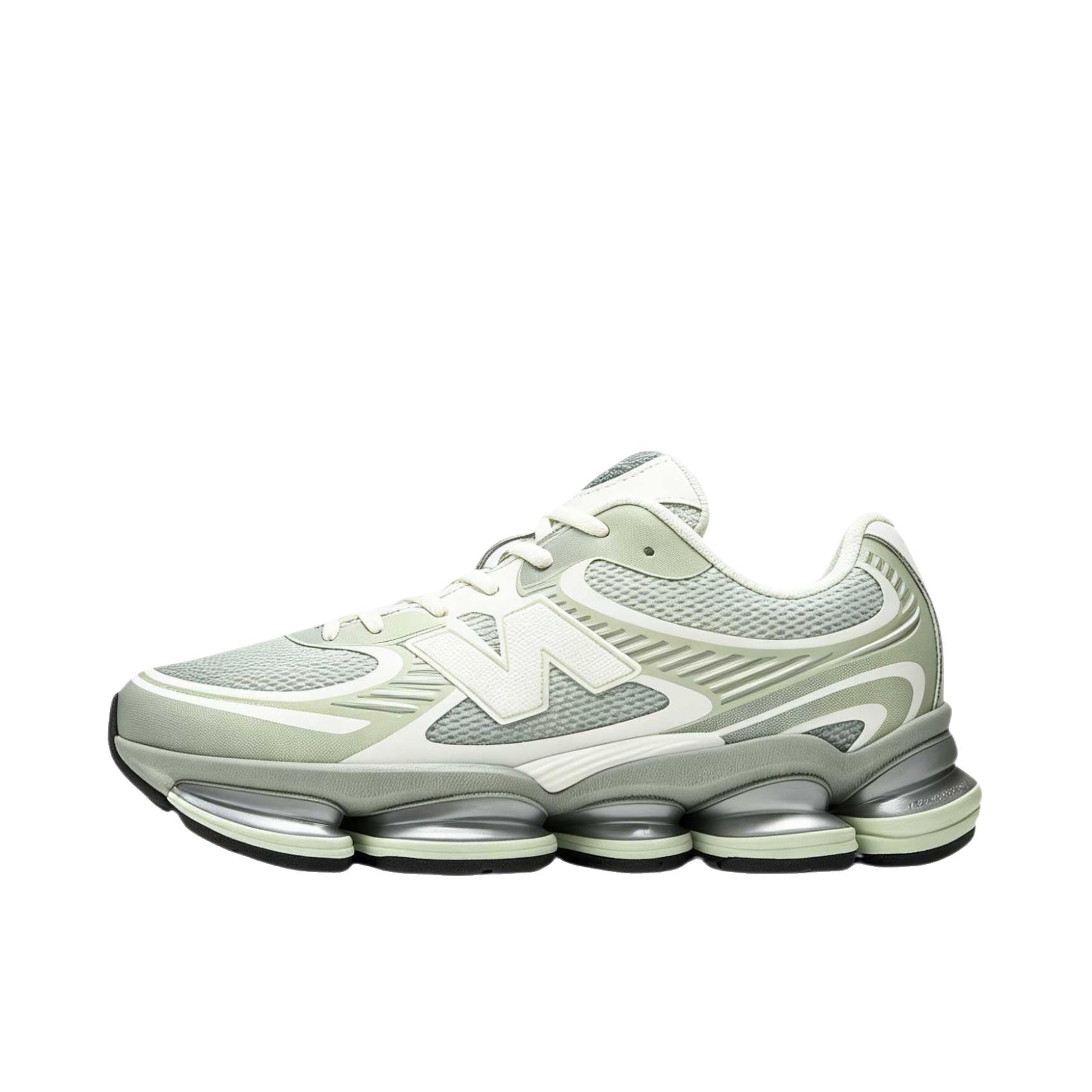 推荐商品：New Balance 2000 跑鞋 百搭厚底系带圆头 D宽/低帮/浅绿色