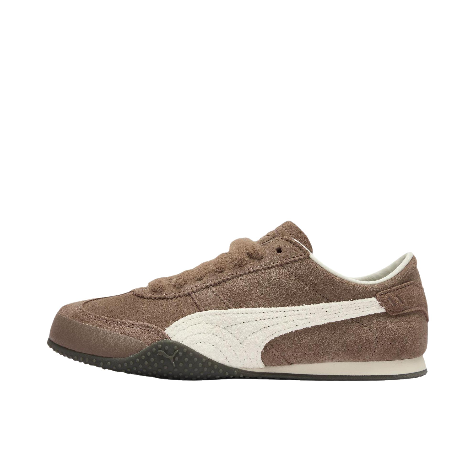 推荐商品：【宋妍霏同款】 Puma/彪马 Bella UT 德训鞋 运动休闲鞋 T头防滑圆头平跟薄底 低帮/摩卡棕