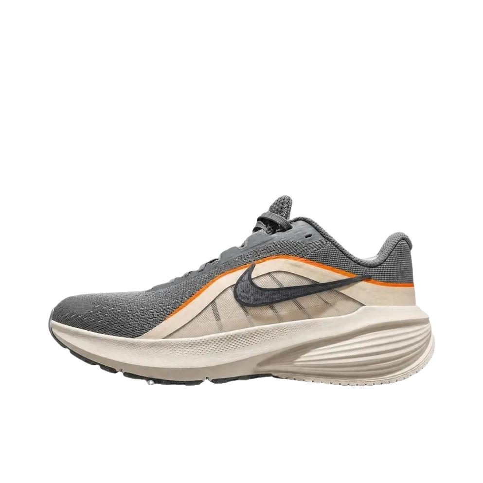 推荐商品：Nike Downshifter 14 跑鞋 时尚系带轻便透气回弹训练贴合缓震防滑 中灰色/黑色/奶白色/荷兰橙/灰黑色