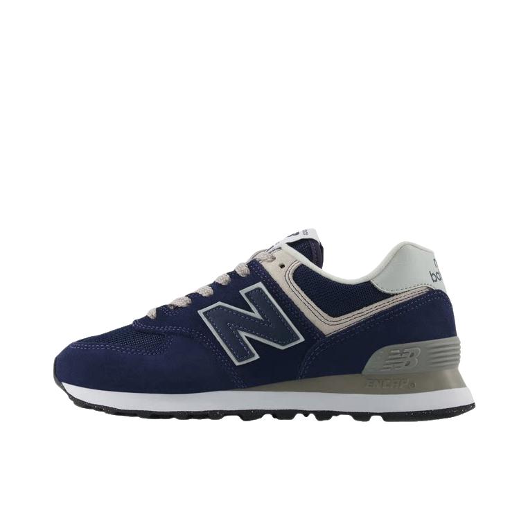 推荐商品：New Balance 574 运动休闲鞋 阿甘鞋 经典复古防滑耐磨缓震舒适透气时尚百搭轻便 B宽/藏青色