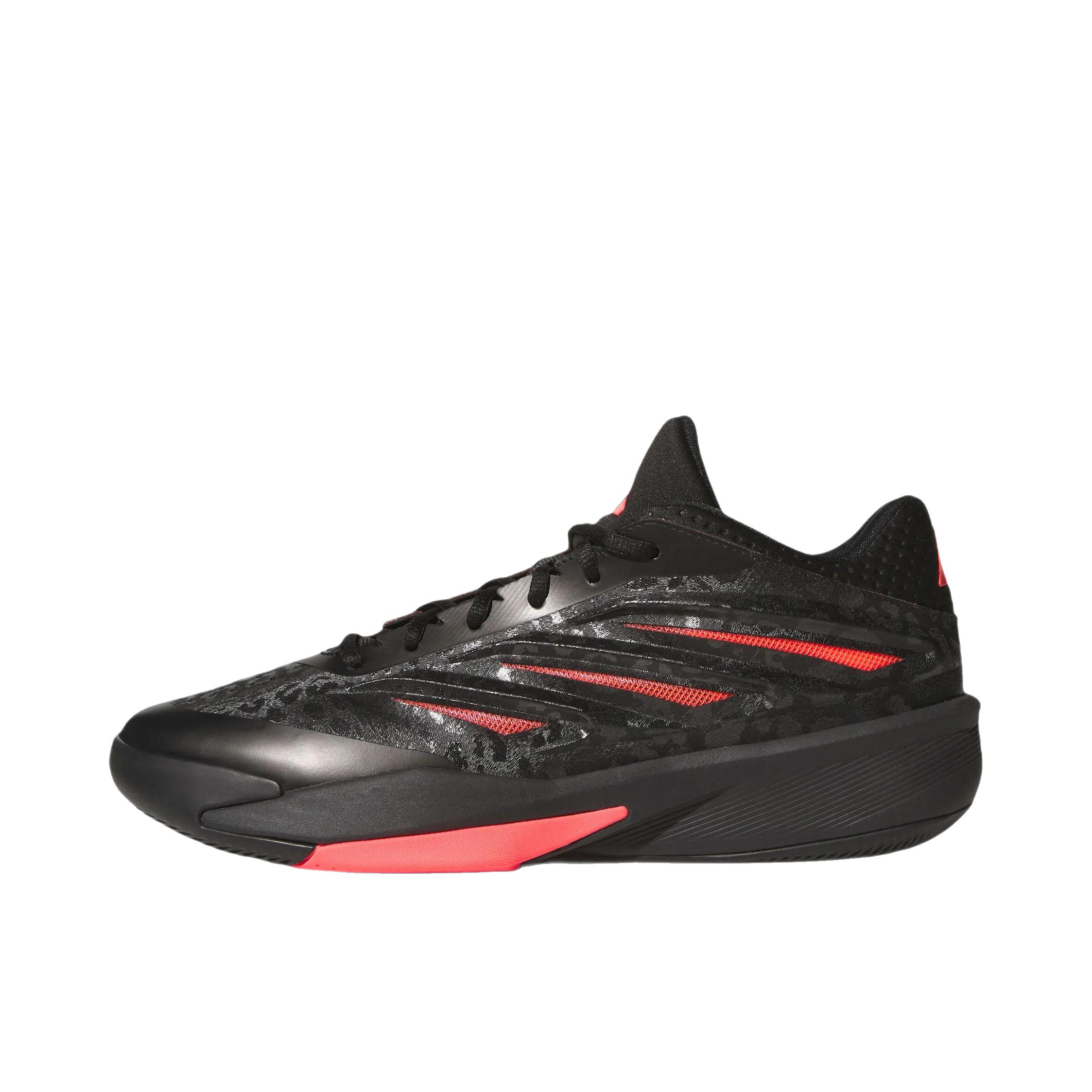 推荐商品：adidas CRAZY ENERGY 篮球鞋 缓震回弹实战稳定 低帮/黑色/荧光红