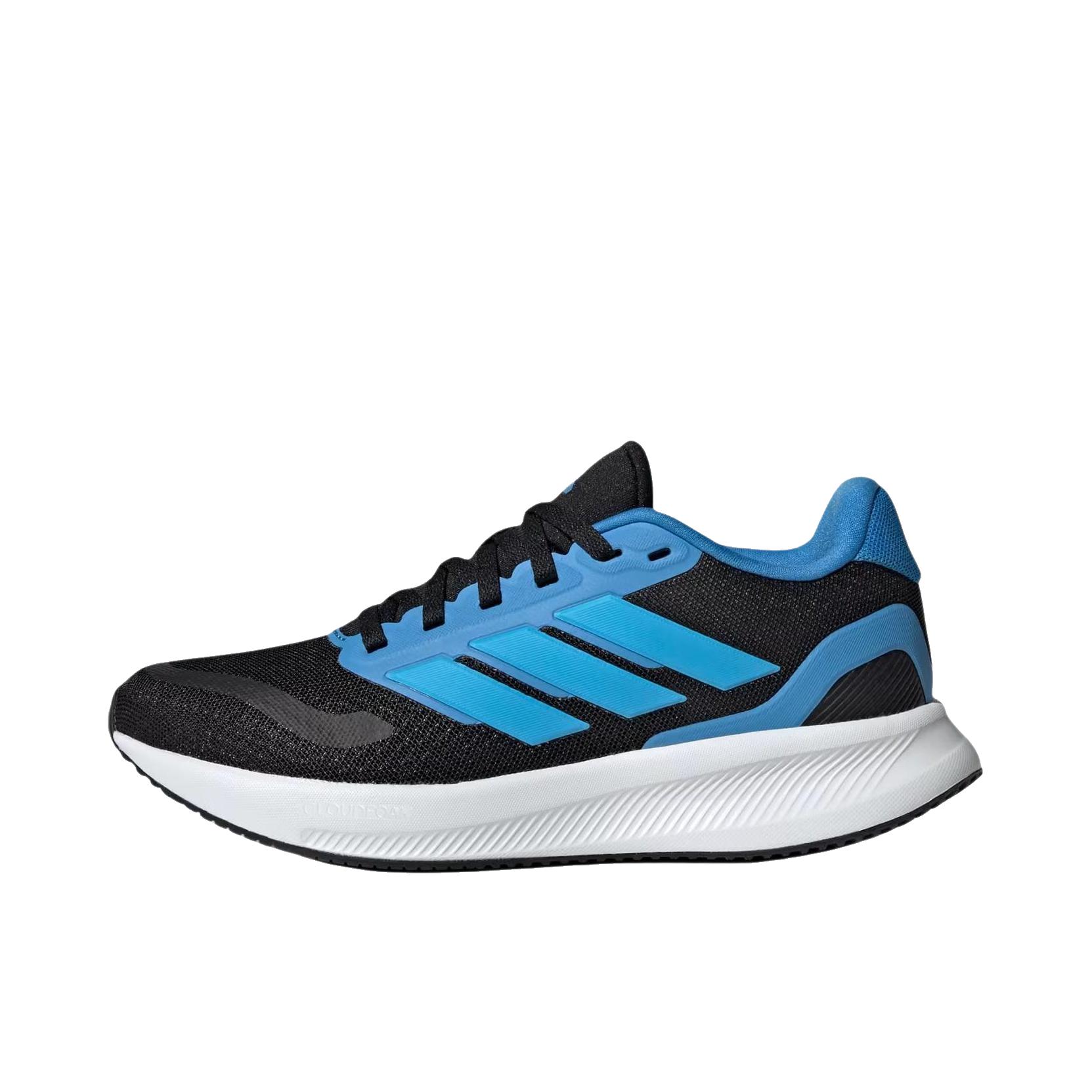 推荐商品：adidas Runfalcon 5.0 TR 支撑 减震 防滑 低帮 跑鞋 低帮/大童/蓝色/黑色
