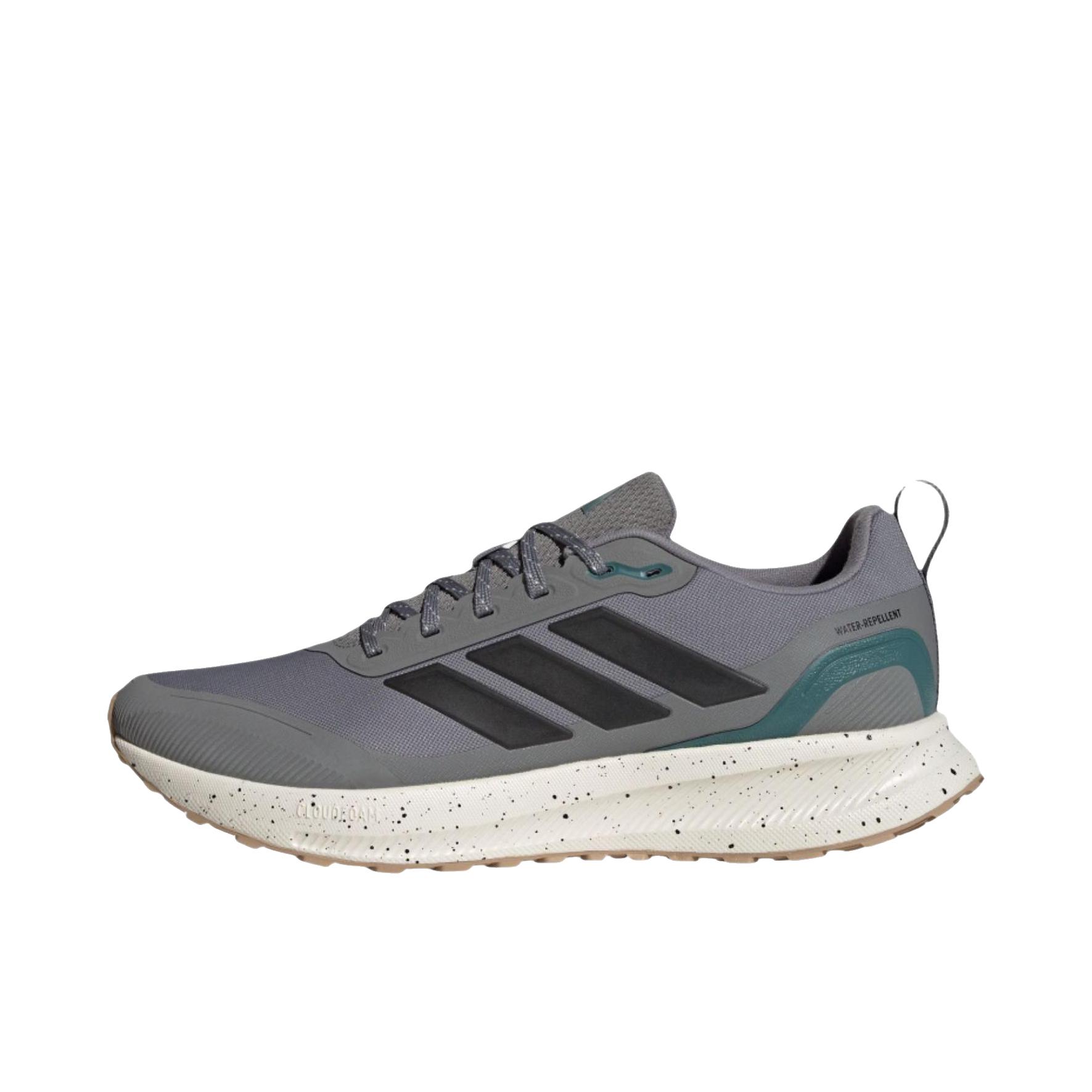推荐商品：adidas Runfalcon 5.0 TR 支撑 减震 防滑 低帮 跑鞋 灰色/黑色