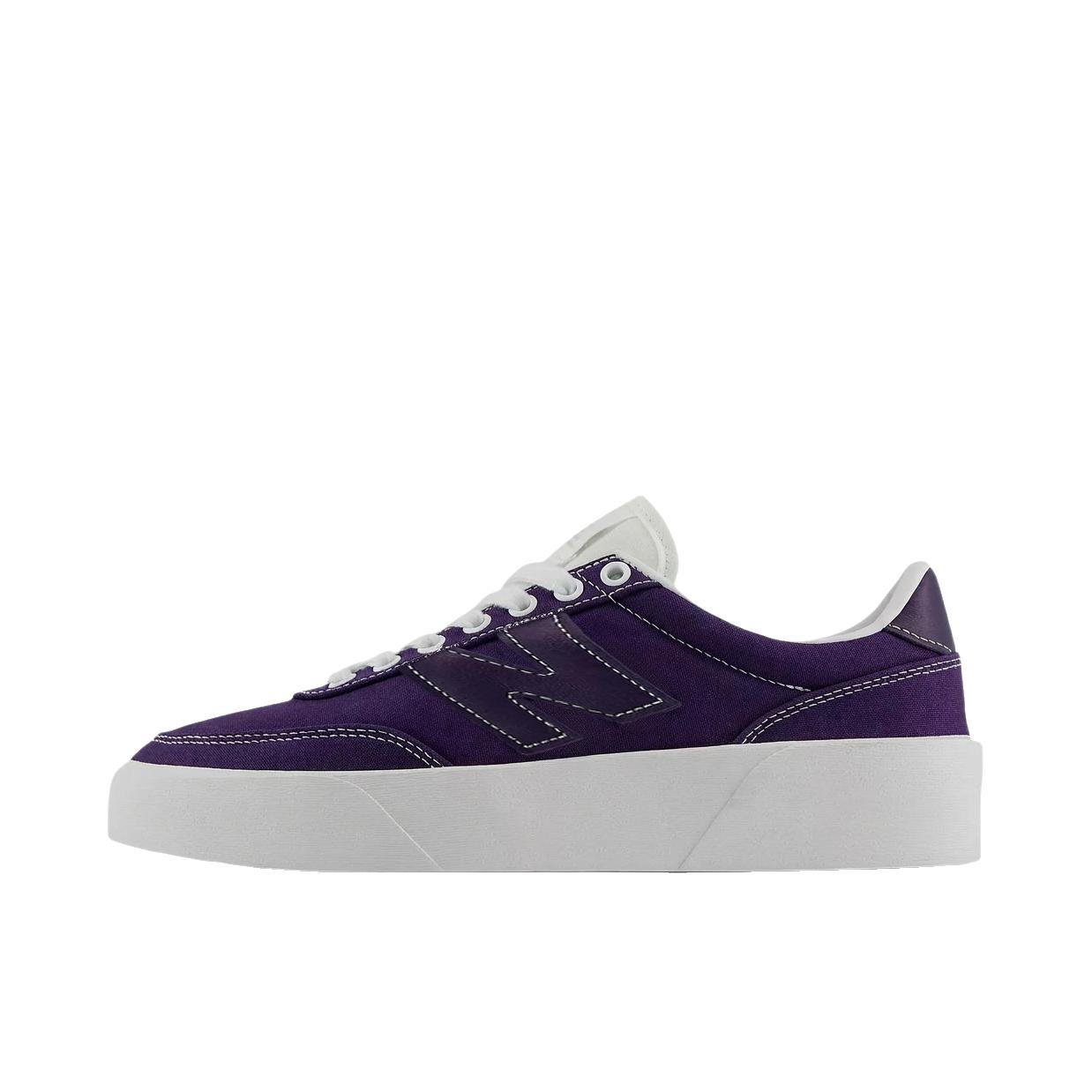 推荐商品：New Balance 750 板鞋 百搭舒适轻便 D宽/低帮/紫色/白色
