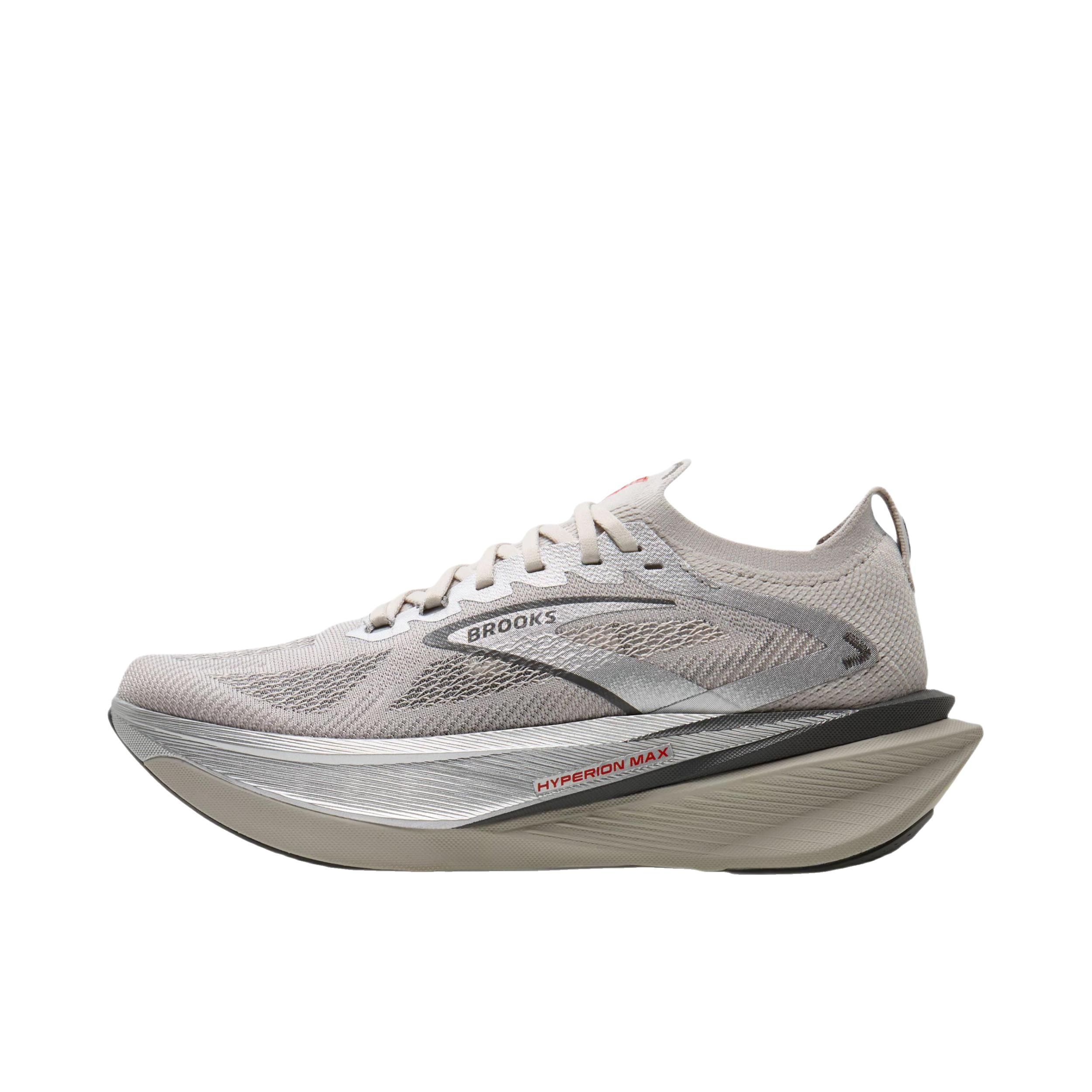 推荐商品：Brooks/布鲁克斯 Hyperion Max 烈风3 跑鞋 马拉松运动 低帮/浅灰色