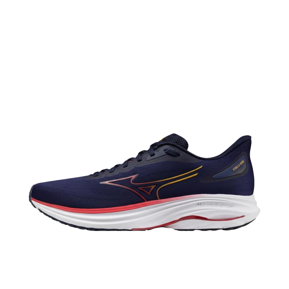 推荐商品：Mizuno/美津浓 WAVE ULTIMA 17 跑鞋 支撑回弹低帮圆头 海军蓝色