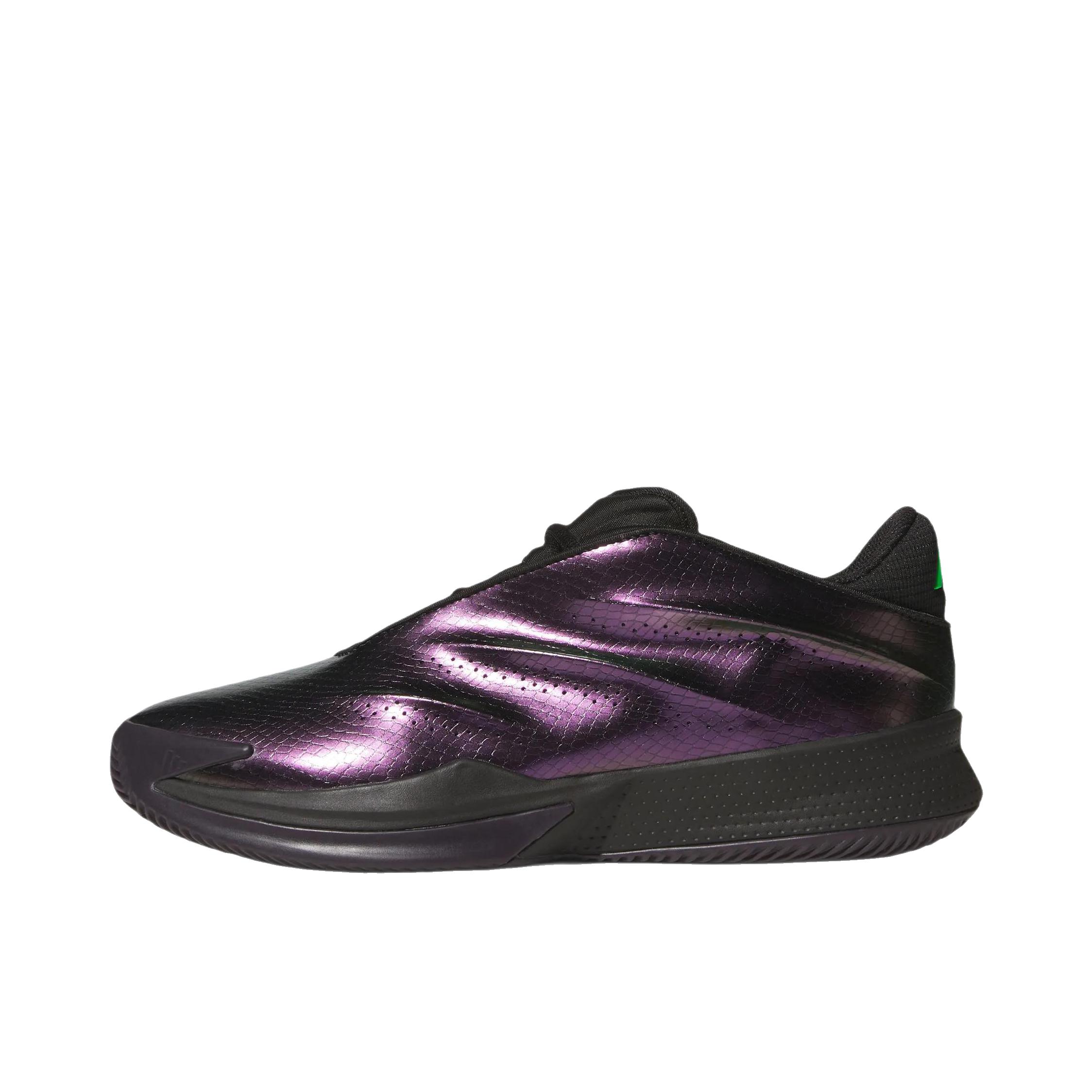 推荐商品：adidas Crazy Energy+ 篮球鞋 回弹厚底系带实战贴合 低帮/紫色/黑色/亮绿色