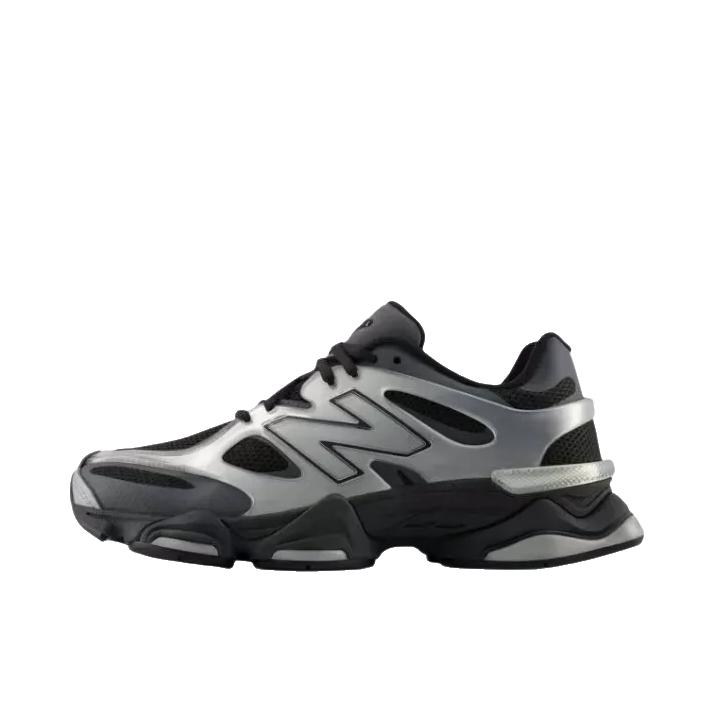 推荐商品：New Balance 9060 跑鞋 绒面革舒适减震网面透气防滑耐磨拼接复古增高圆头贴合耐穿 D宽/黑灰色/亮银色