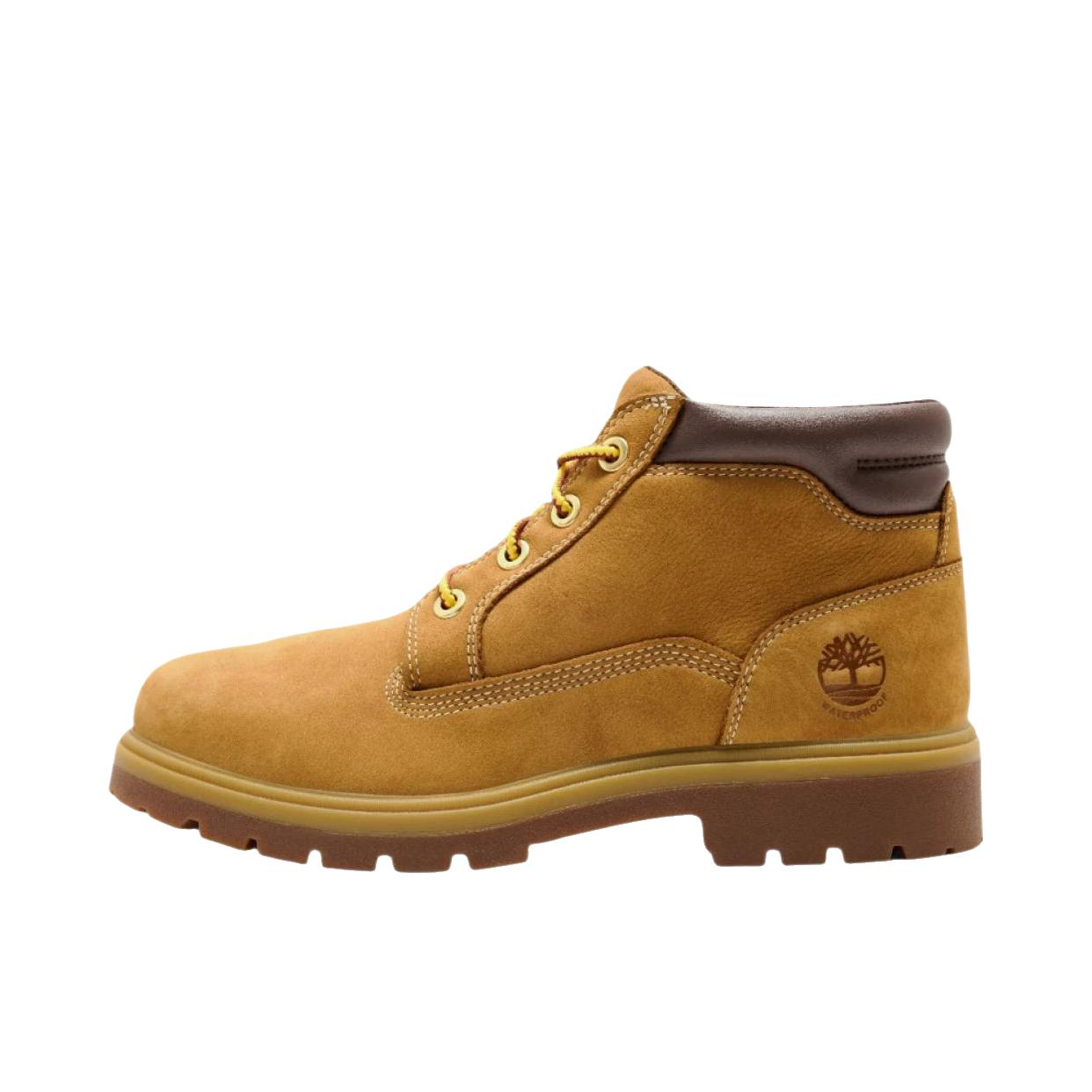 推荐商品：Timberland/添柏岚 马丁靴 防水时尚舒适潮流头层牛皮短筒增高防滑 中筒/小麦色