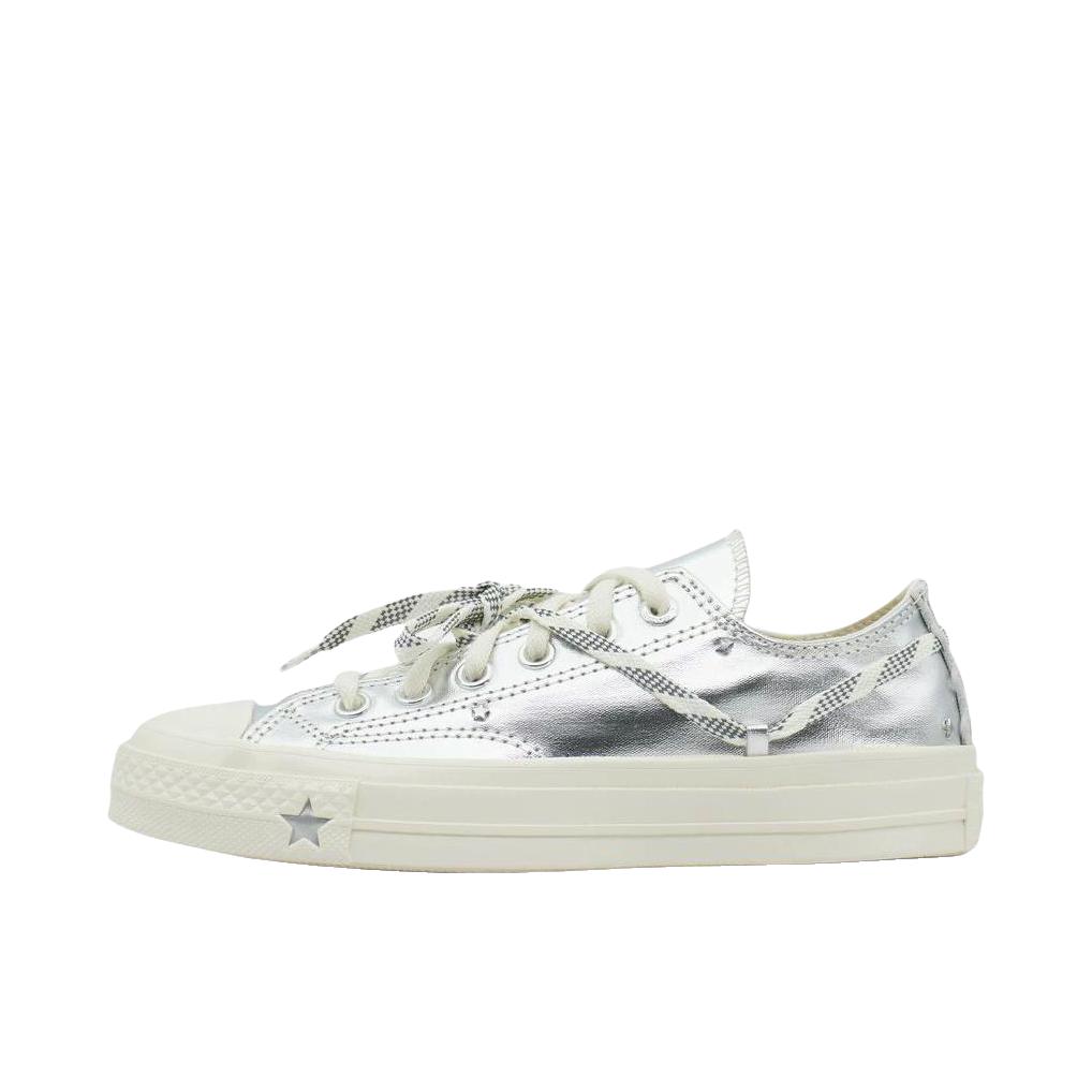 推荐商品：Converse/匡威 CHUCK 70 X 帆布鞋 舒适防滑百搭 低帮/银色