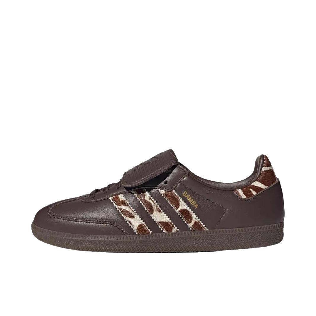 推荐商品：adidas Originals Samba LT T头鞋 德训鞋 板鞋 防滑耐磨薄底透气复古贴合圆头 深棕色