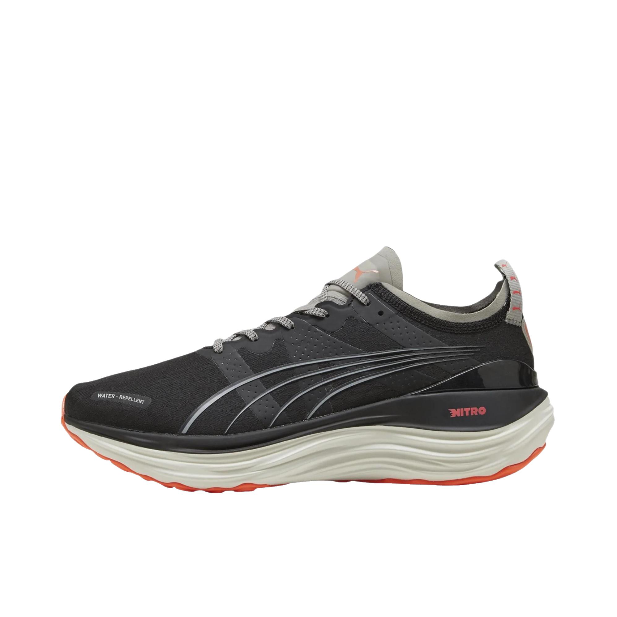 推荐商品：Puma/彪马 Foreverrun Nitro 彪畅 织物 舒适缓震 防滑耐磨 轻质支撑 回弹 跑鞋 低帮/黑色/灰色