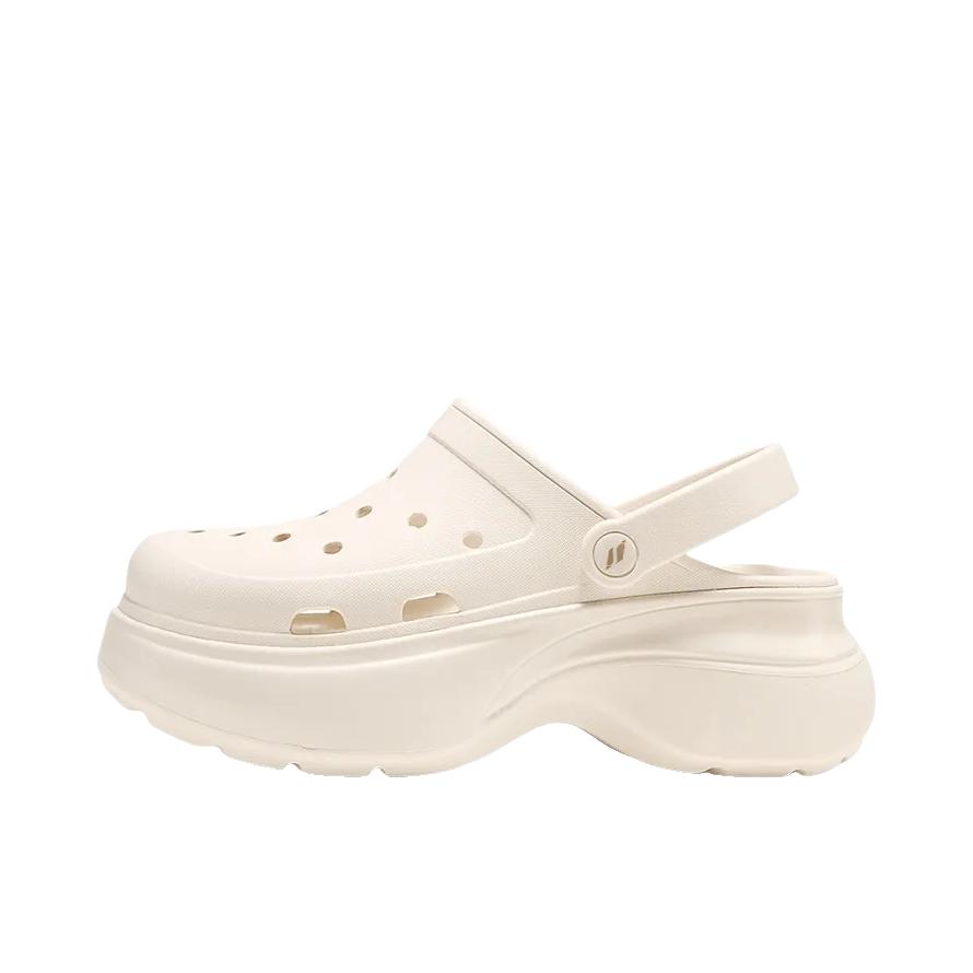 推荐商品：Skechers/斯凯奇 Foamies 厚底增高 轻质 一脚蹬 日常外穿 软弹 凉鞋 女款/自然色
