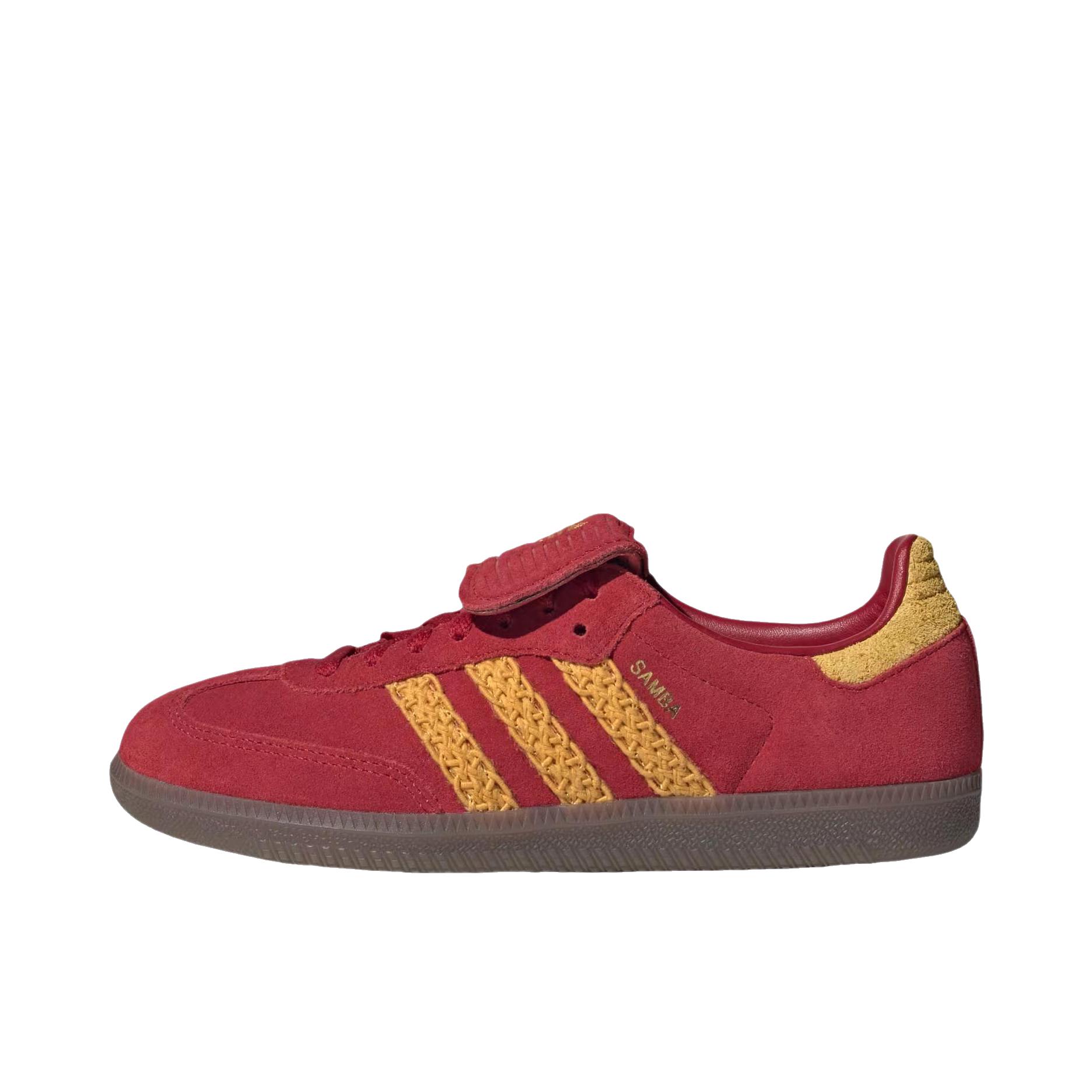 推荐商品：adidas Originals Samba LT T头鞋 德训鞋 板鞋 防滑耐磨薄底透气复古贴合圆头 低帮/设备红/旧黄色/胶色