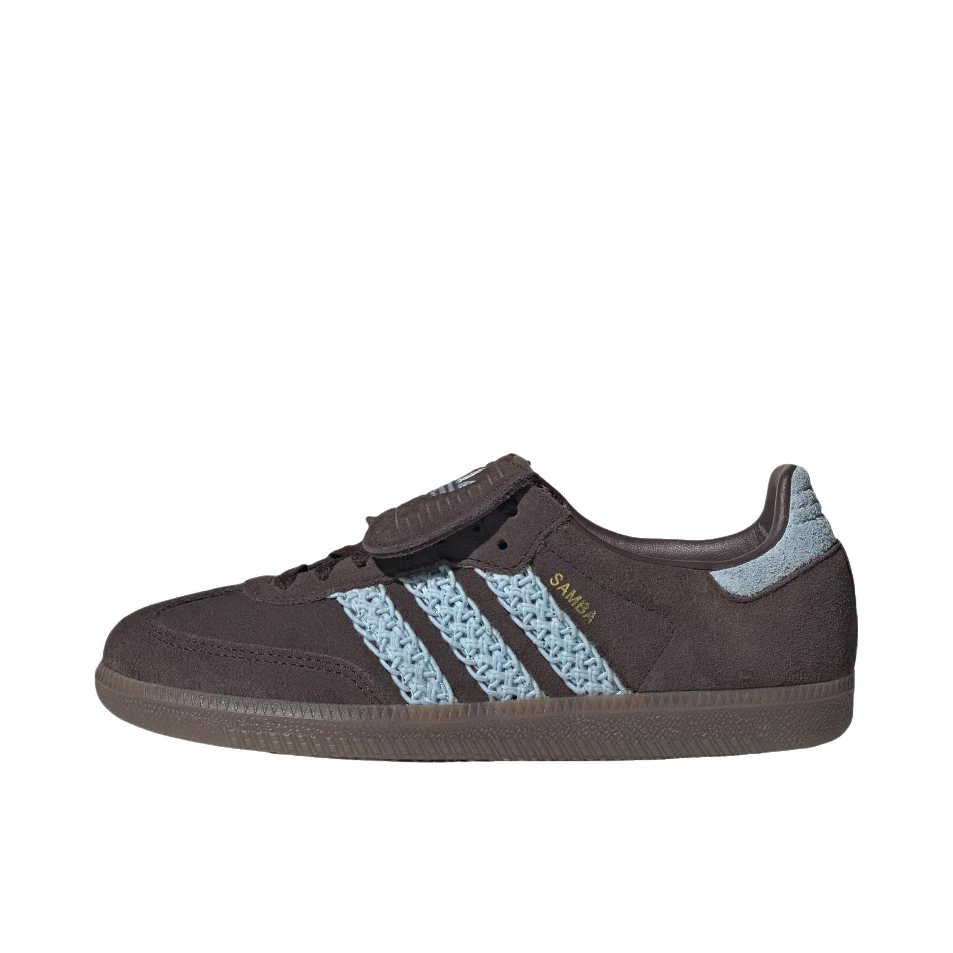 推荐商品：adidas Originals Samba LT T头鞋 德训鞋 板鞋 防滑耐磨薄底透气复古贴合圆头 低帮/极光咖啡/晴空/胶色